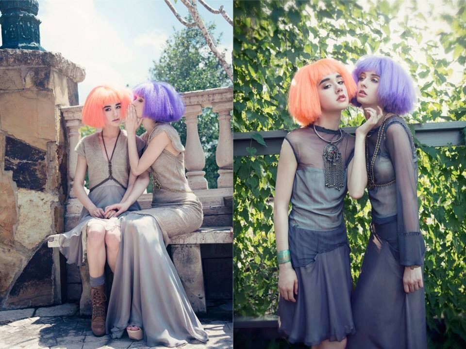 Editorial-fashion-styling-models-colored hair