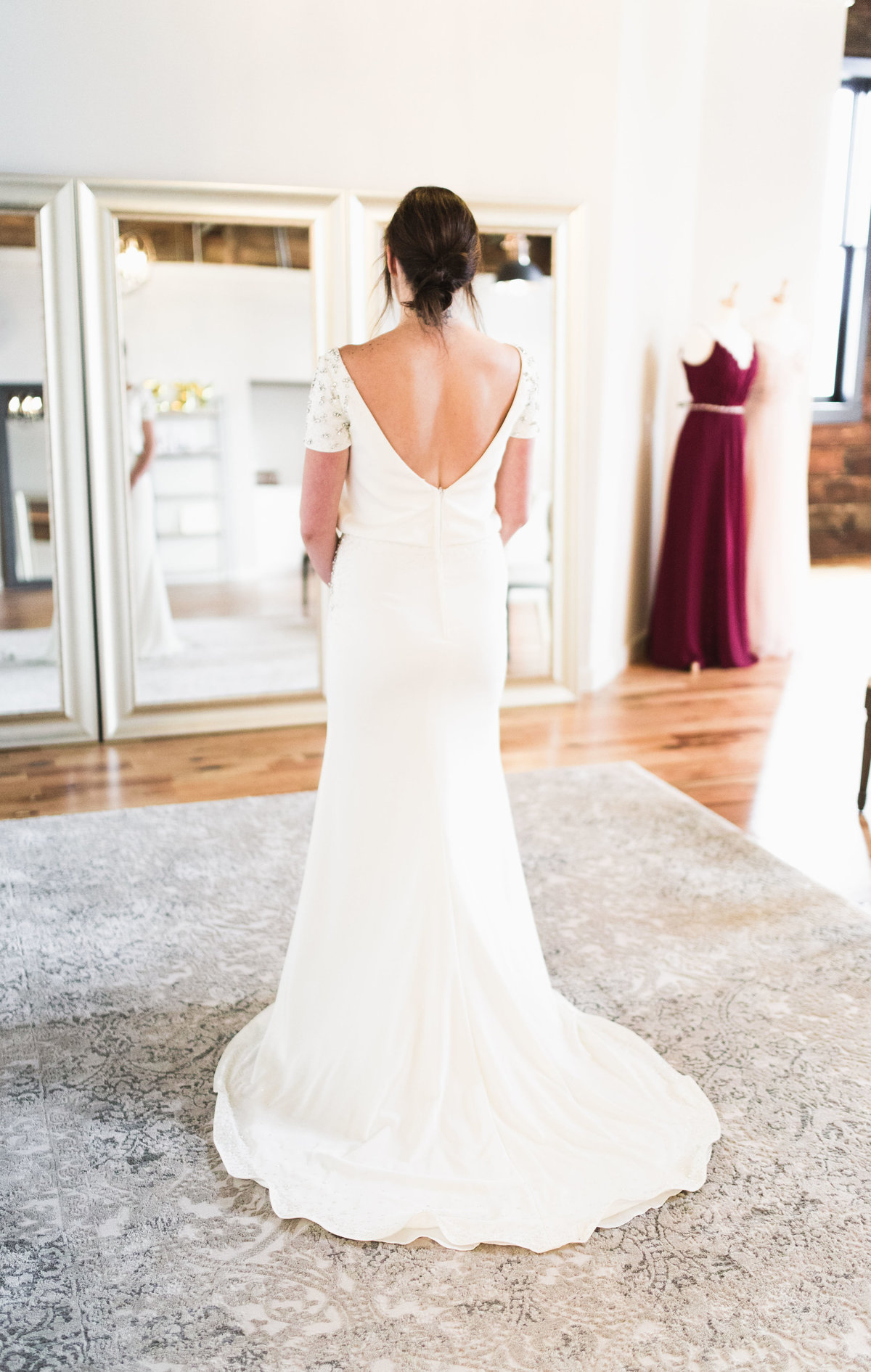 blushing willow bridal