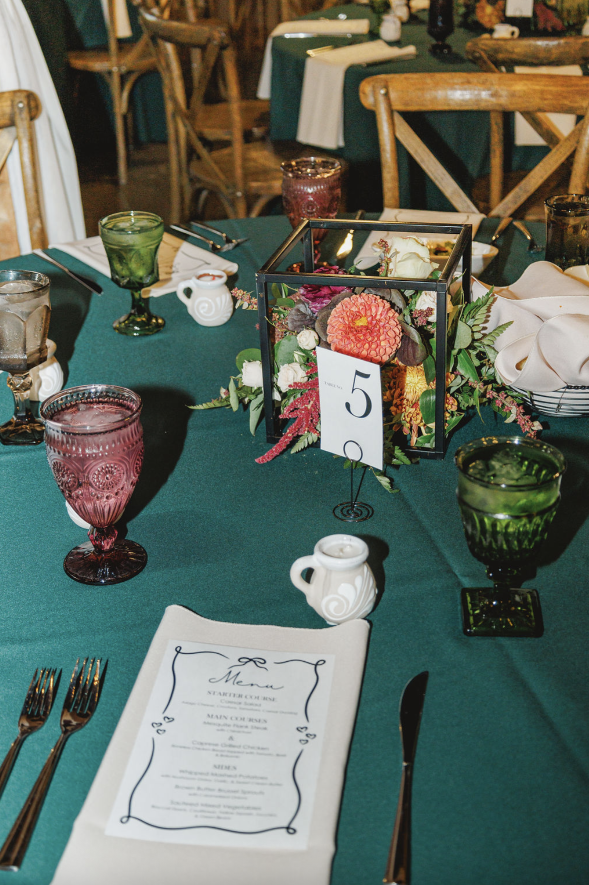 black cube for centerpiece
