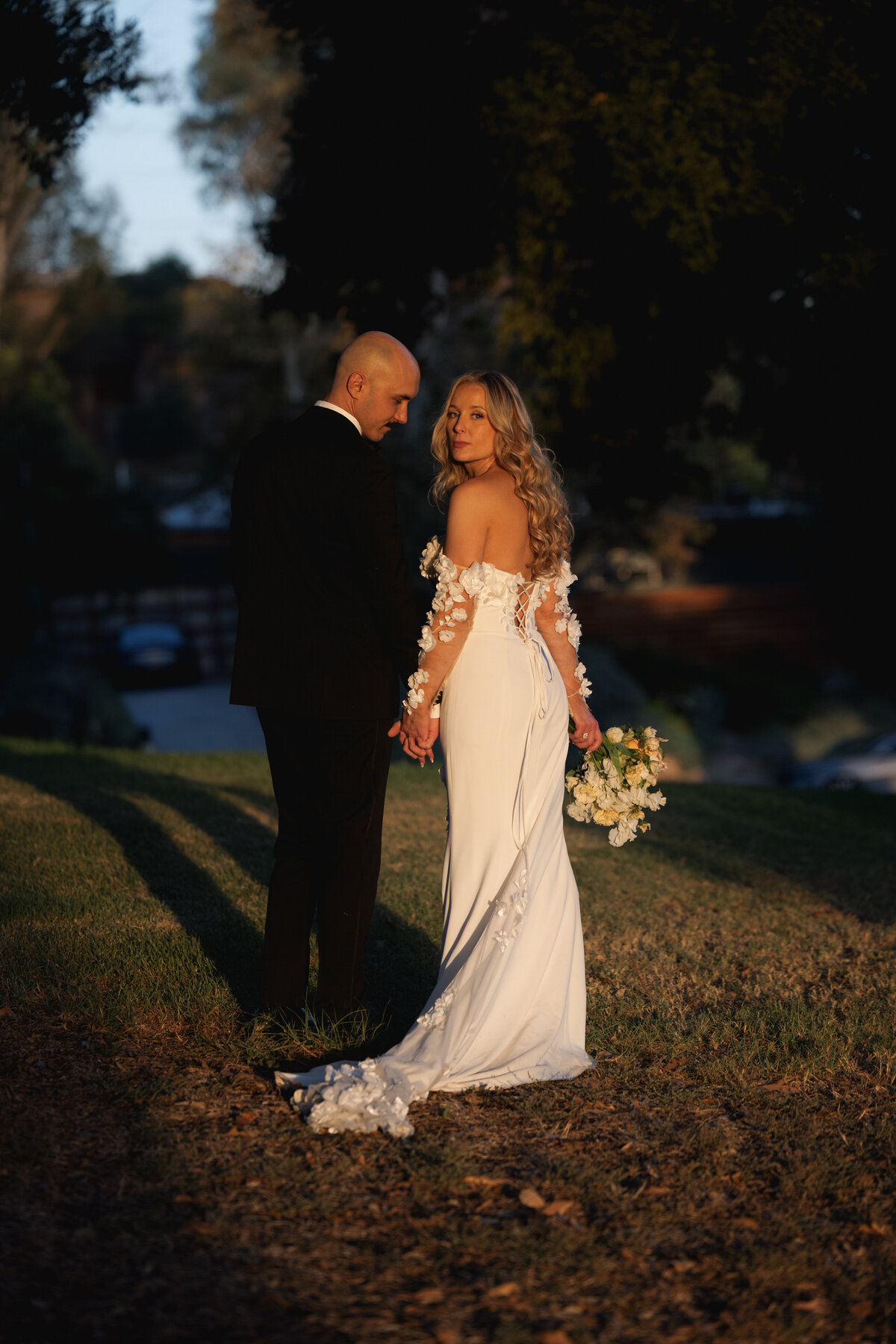 Bride and groom portraits at Southern California wedding