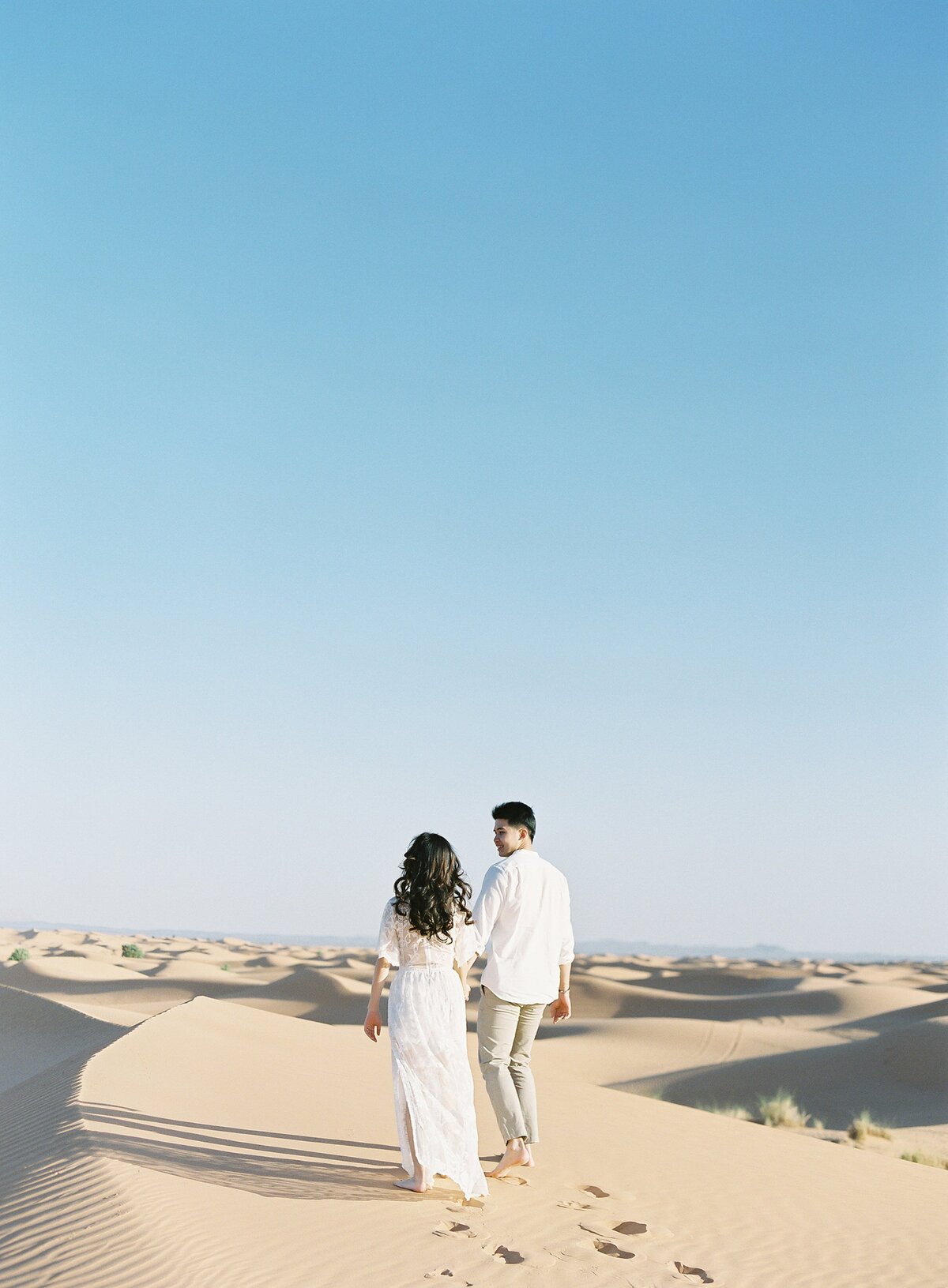 Vicki Grafton Photography Pre Wedding Session Engagement Morocco Sahara Desert Luxury Destiantion Photographer Fine art Film  11