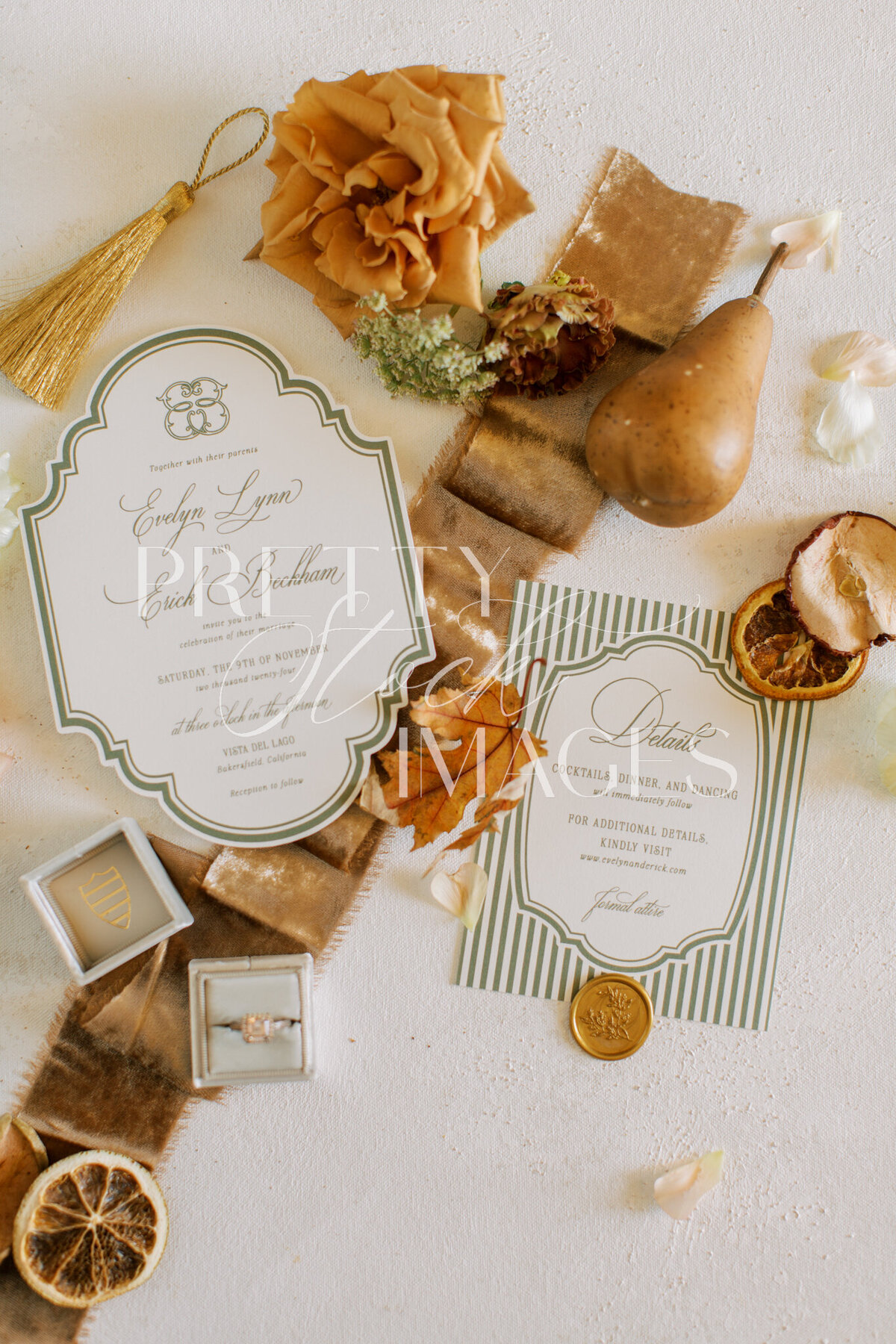 Pretty Stock Images - Fall Wedding Flat Lay-036