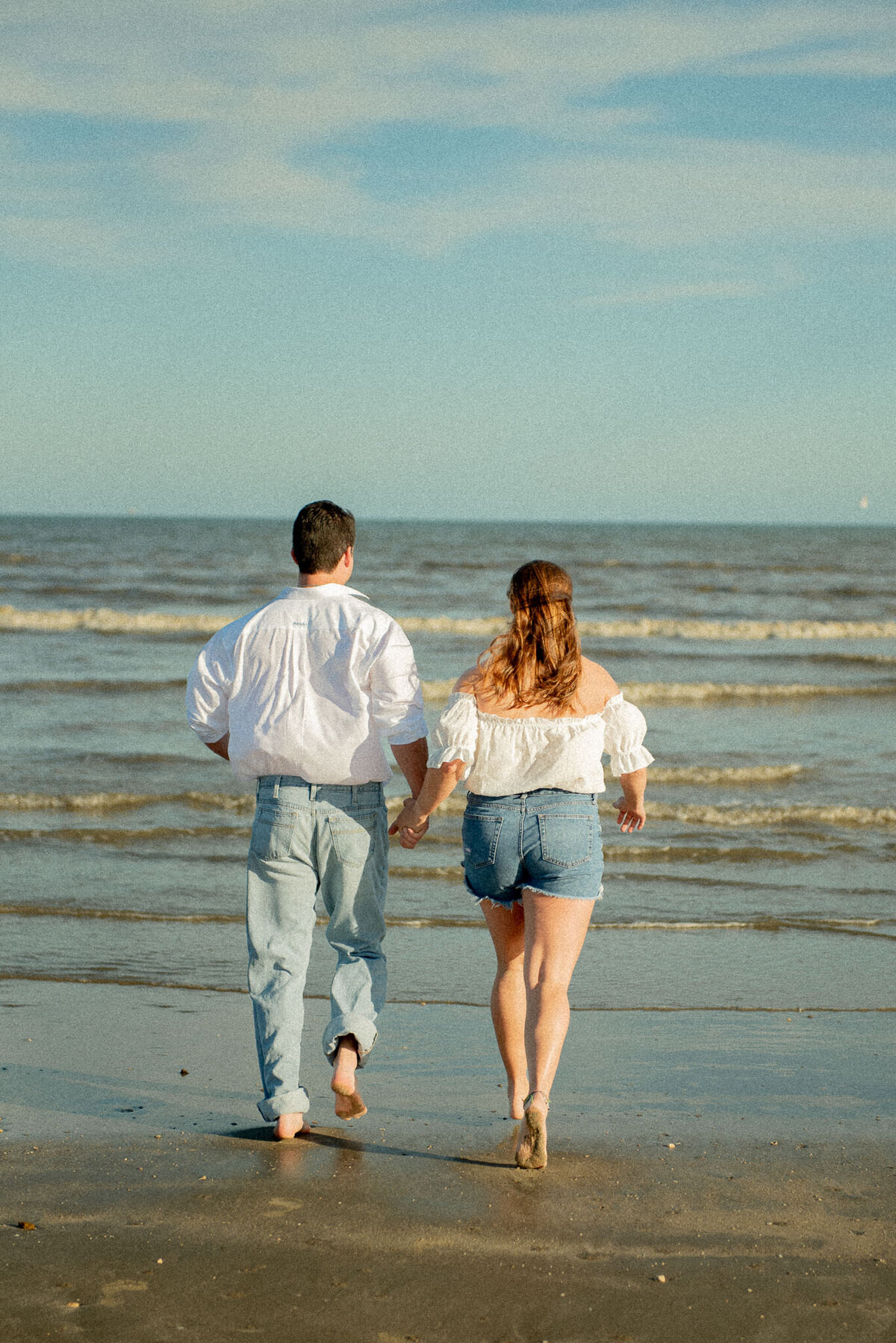 Engagement Photography couple in Galveston Texas