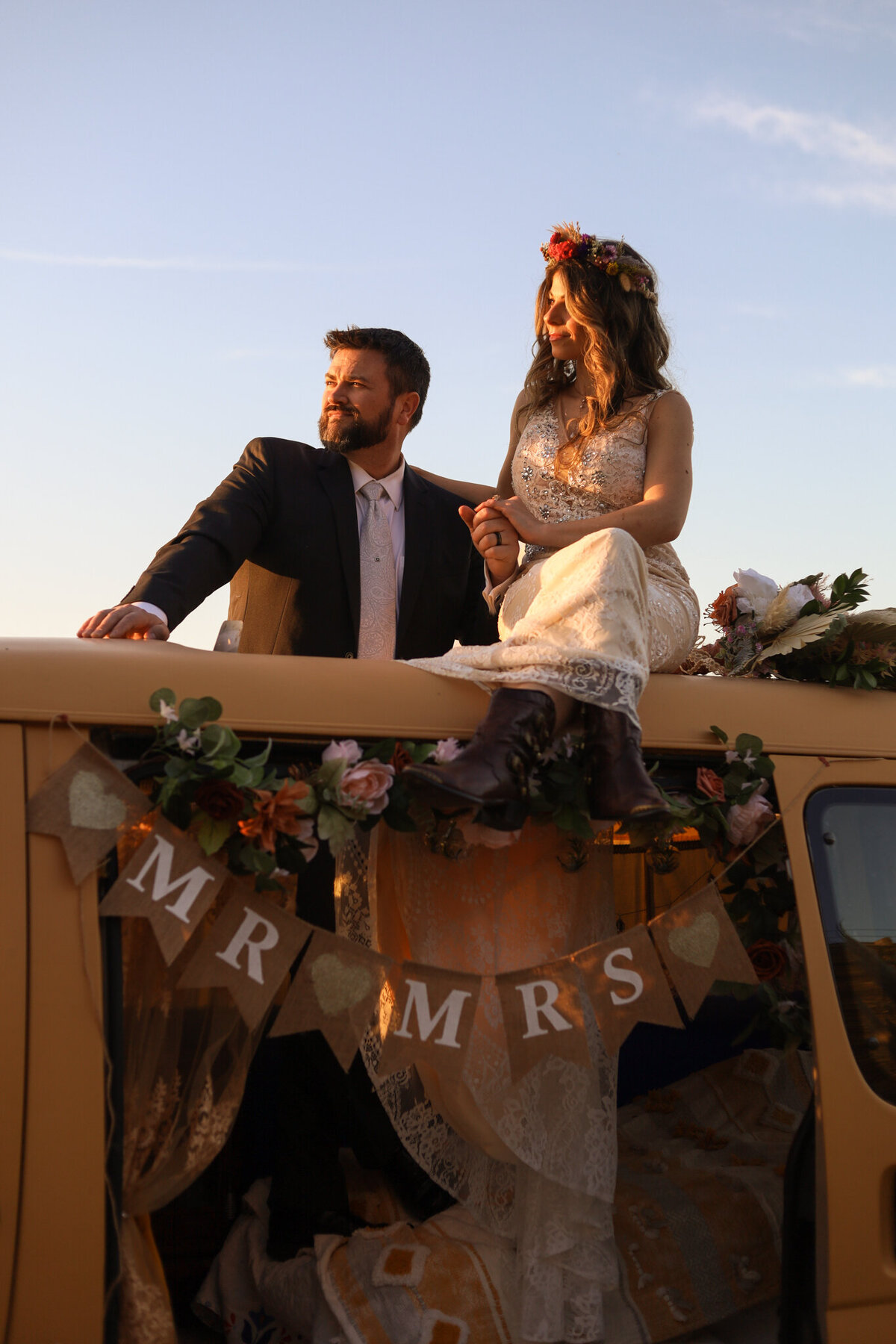 70s Volkswagen Van Elopement