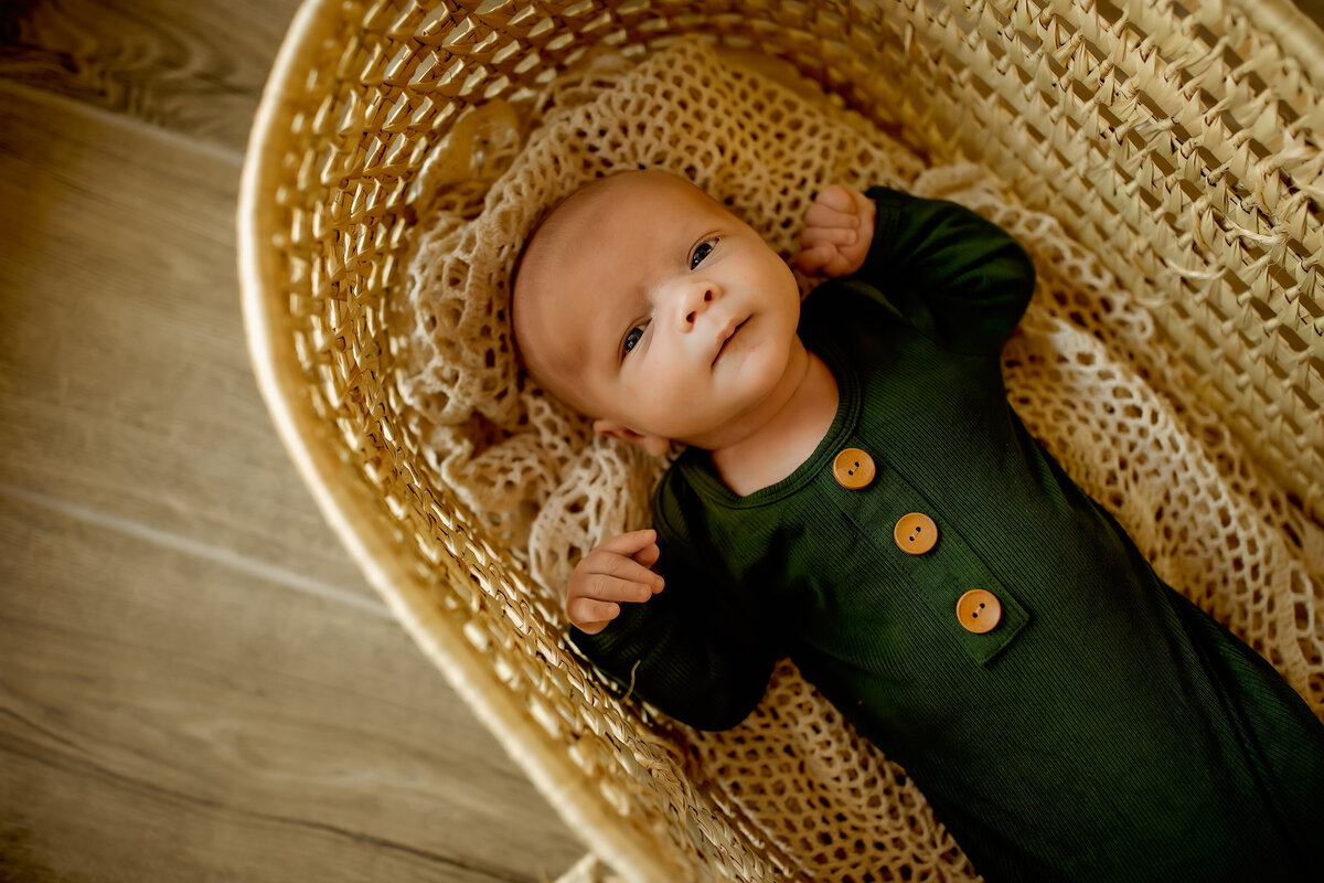 In-Home lifestyle newborn session | Crowley, TX Newborn Photographer