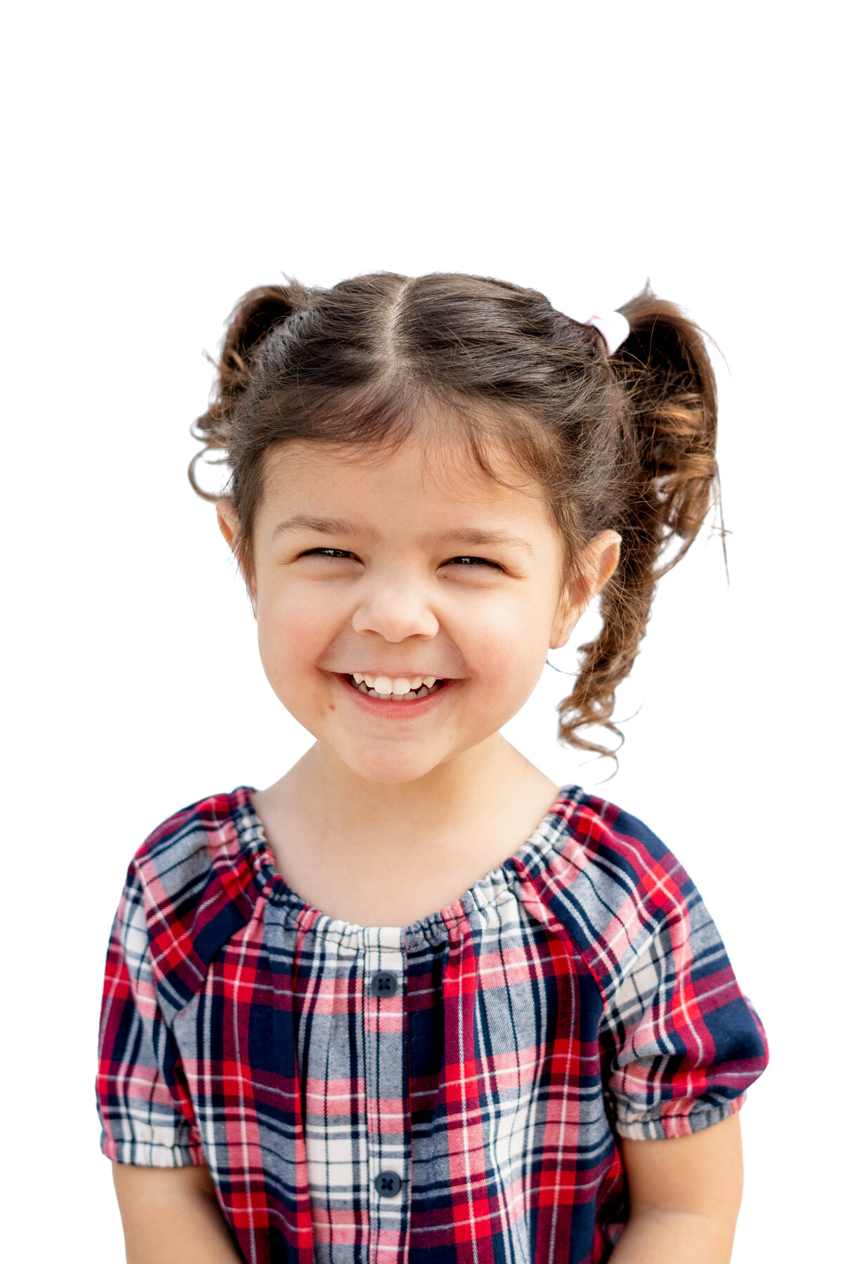 Toddler girl school photo in Wellesley, MA