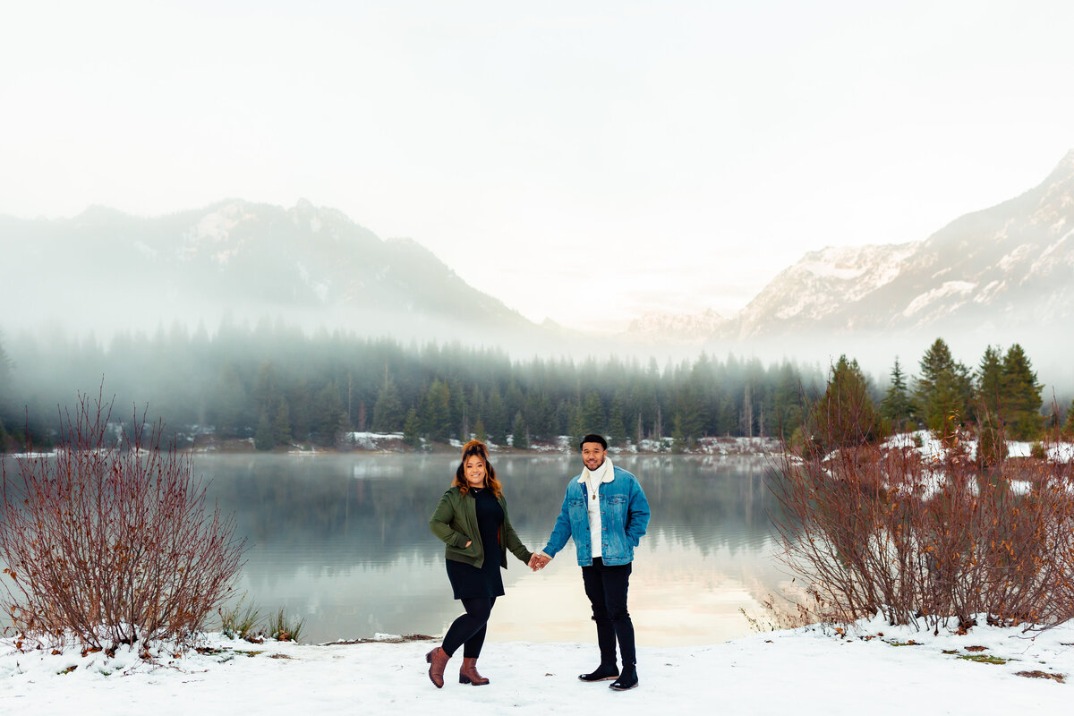 Gold Creek Snow Engagement