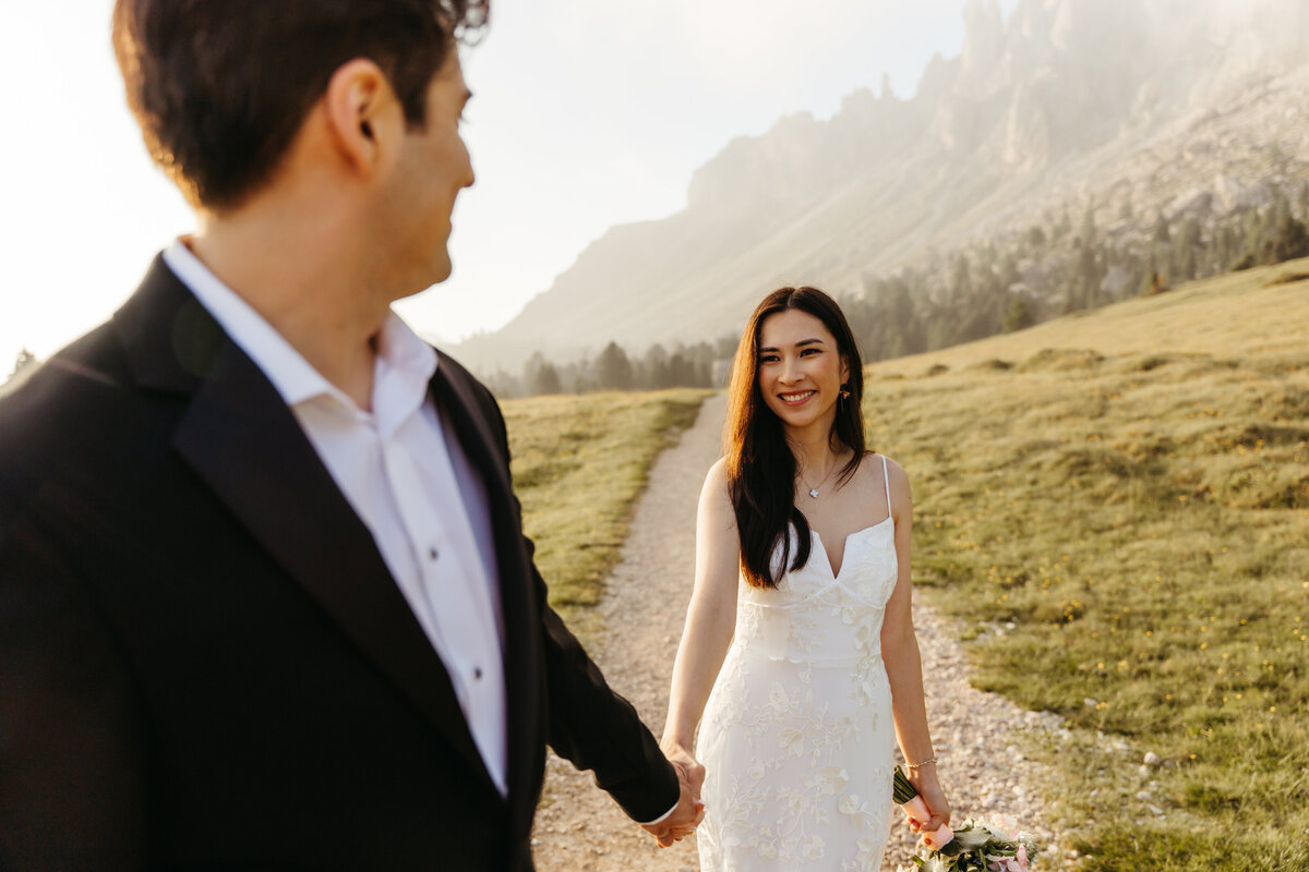 Passo delle Erbe Elopement Dolomites -17