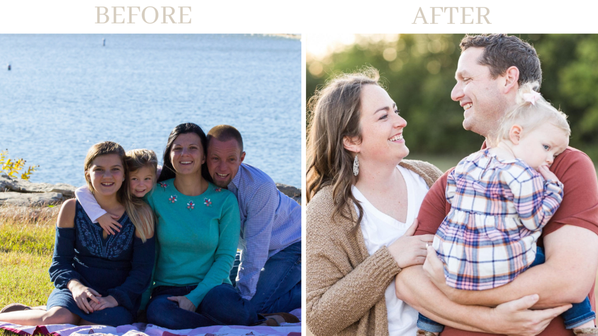 April and Jason Wedding Photography Course Student Before and After Testimonial