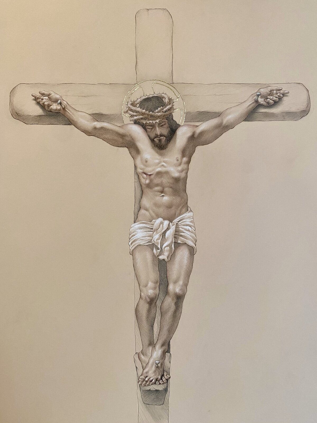 Jesus Dies Drawing