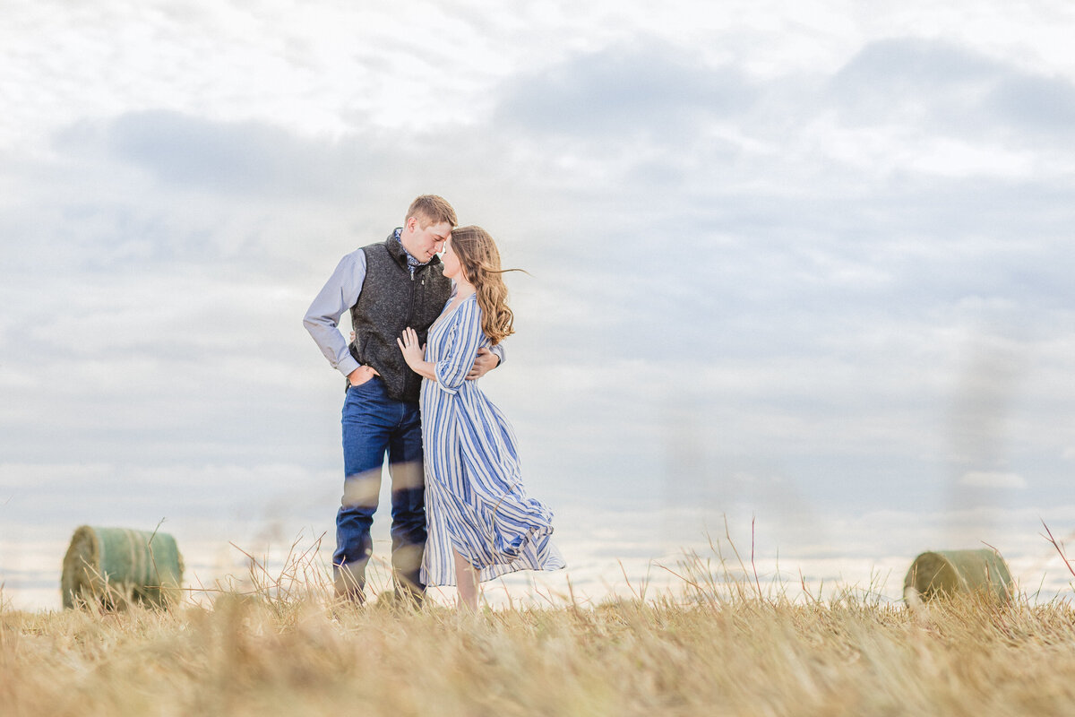 farm engagement photos north dakota