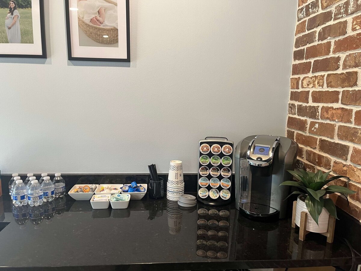 coffee bar for Family Centered Pediatric & Prenatal Chiropractic Care In Madison AL 
