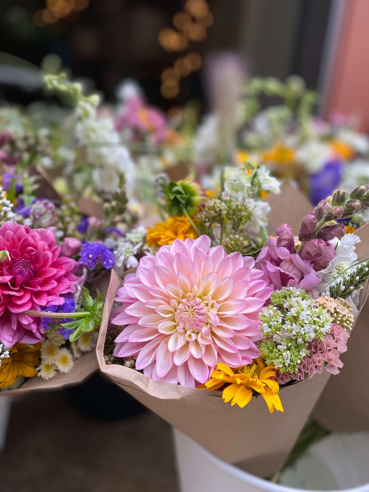 Summer flower bouquet csa eugene or wild child flower co