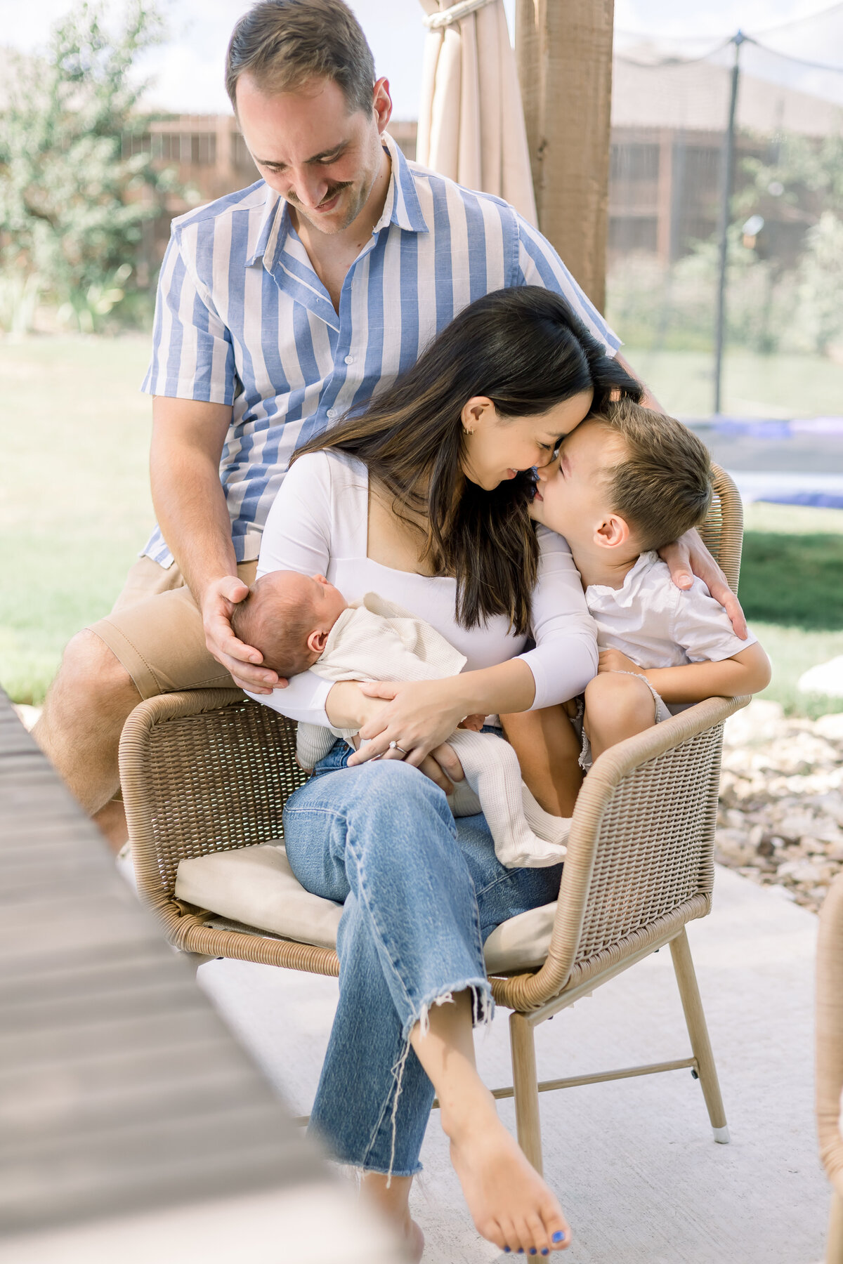 highland village newborn photographer