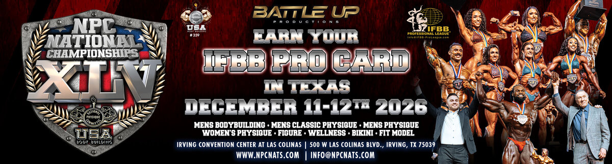 NPC NATIONALS LIVESTREAM! Watch the show live