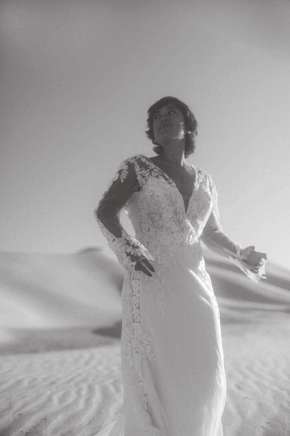 Daisy Randy Fenoli Bridals Reno Nevada Sand Dunes Katherine Krakowski Lake Tahoe Reno Photographer 35