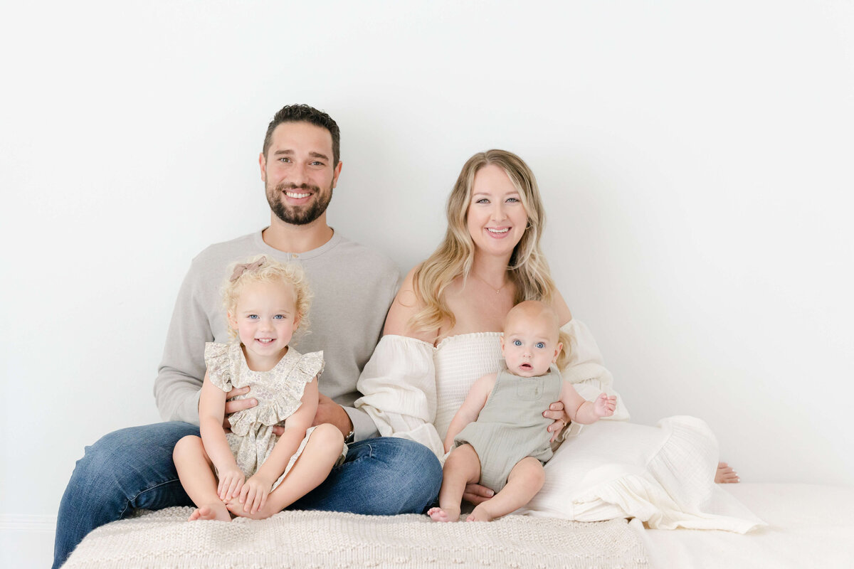 a family sitting together