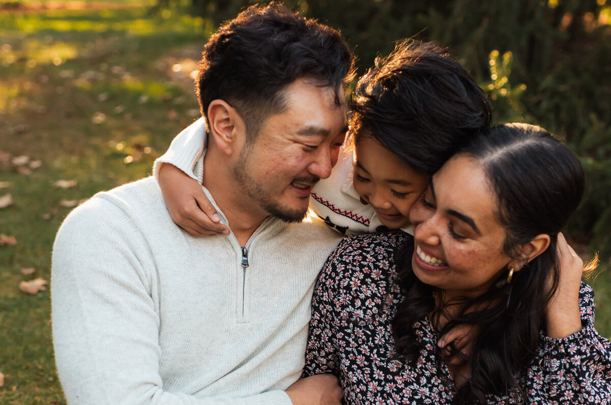 Vazquez Hahn Outdoor Winter Family Session, Colonial Park Arboretum, Somerset NJ, Nichole Tippin Photography-3