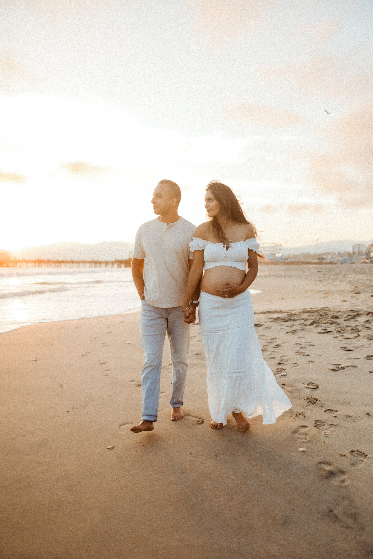 Santa Monica Beach Maternity Photography 77