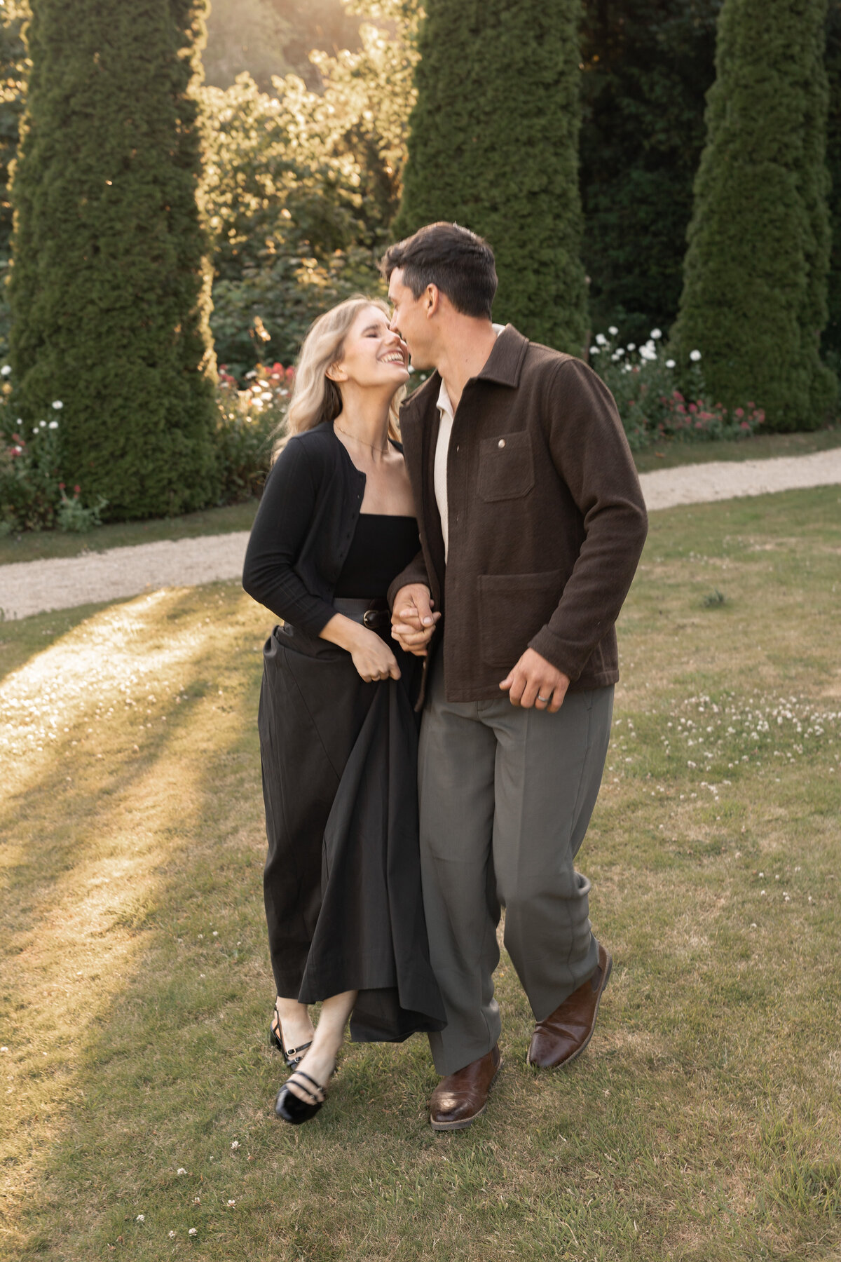 Castle Combe couple portraits