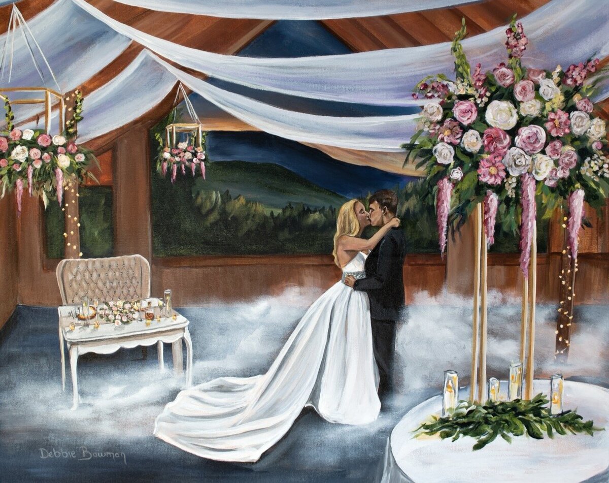 Last dance painted at Glenbrun Farm in Roanoke, Virginia