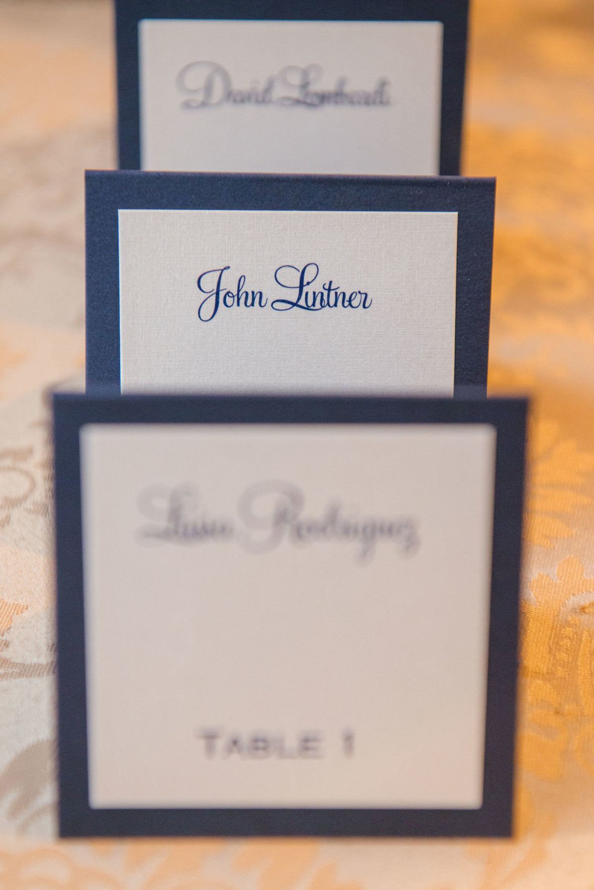 Soundview Caterers place cards