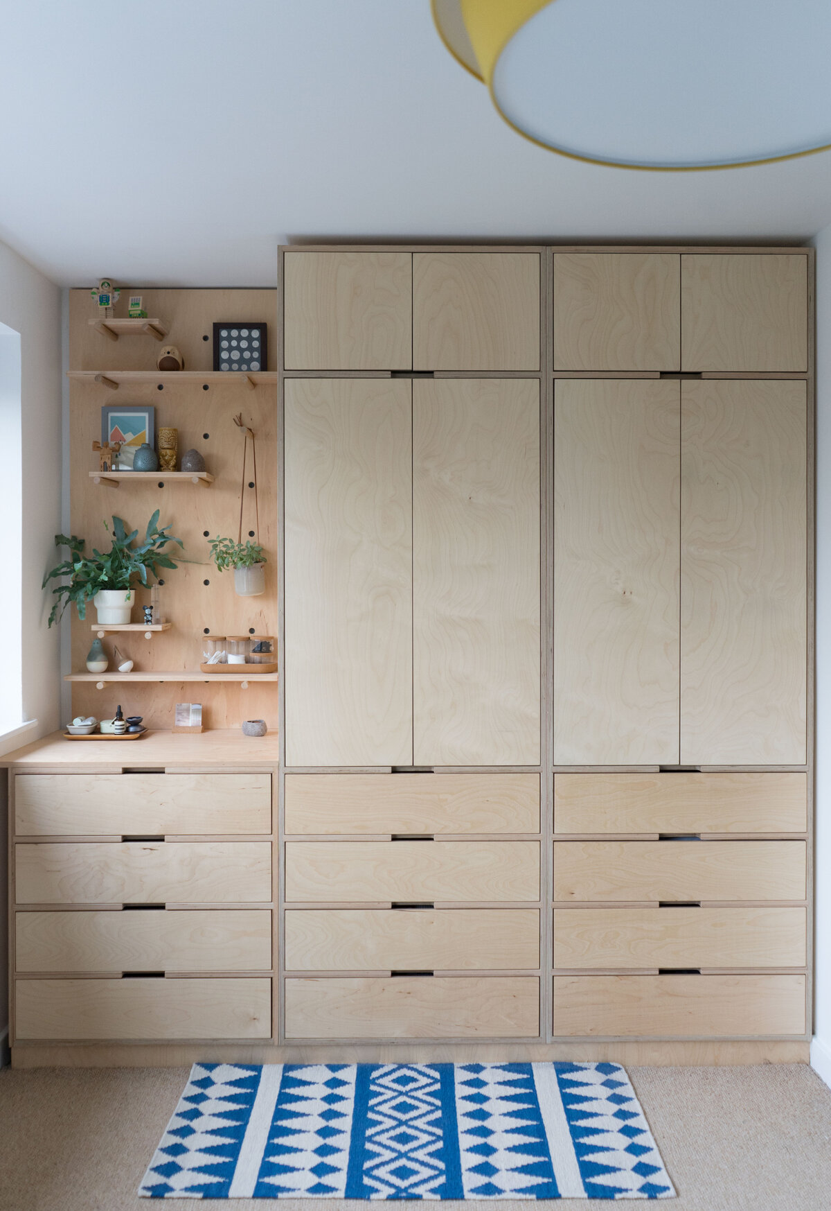 Bespoke plywood wardrobe