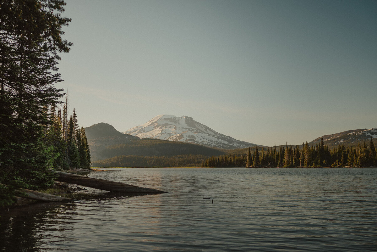 wild and scenic photo of Sparks Lake and Mt. Bachelor in Bend, Oregon