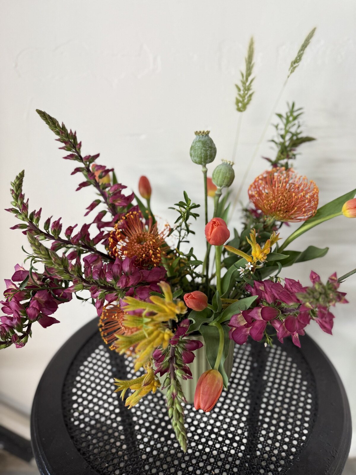 colorful tropical on table