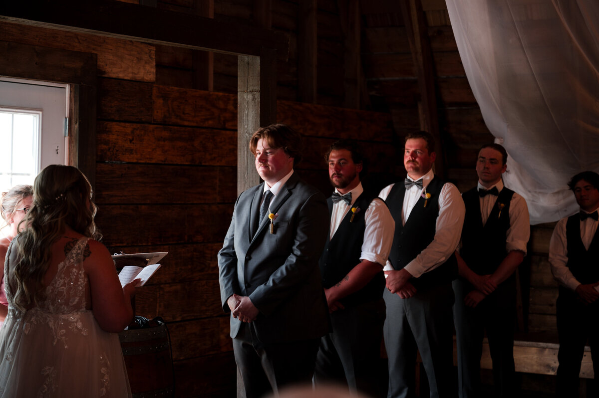 Wedding Ceremony at Falkenberg Stables