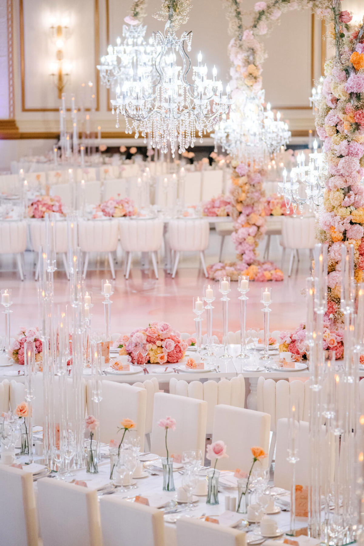 luxury-wedding-reception-pink-floral-crystal-chandelier-014