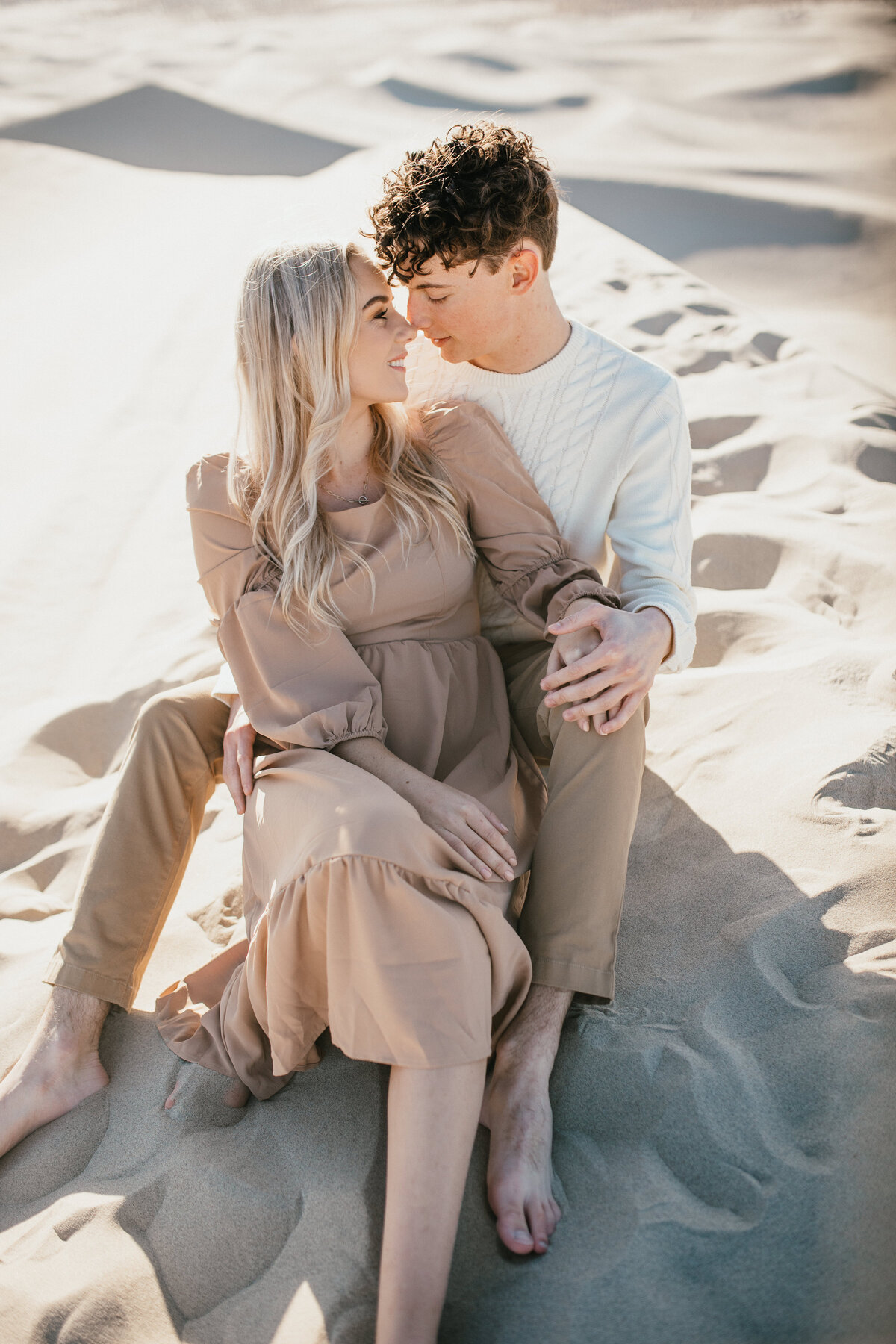 A Sand Dunes Engagement Photography Session - 2