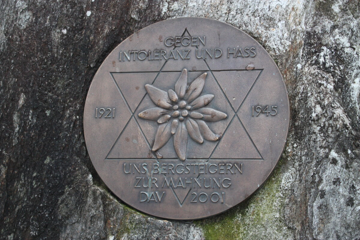Alpine Memorial to the holocaust.