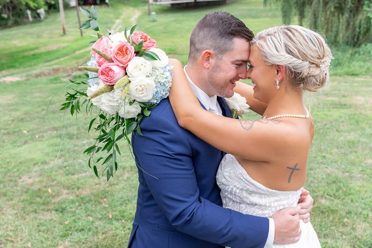 bride and groom at Stone Manor Country Club