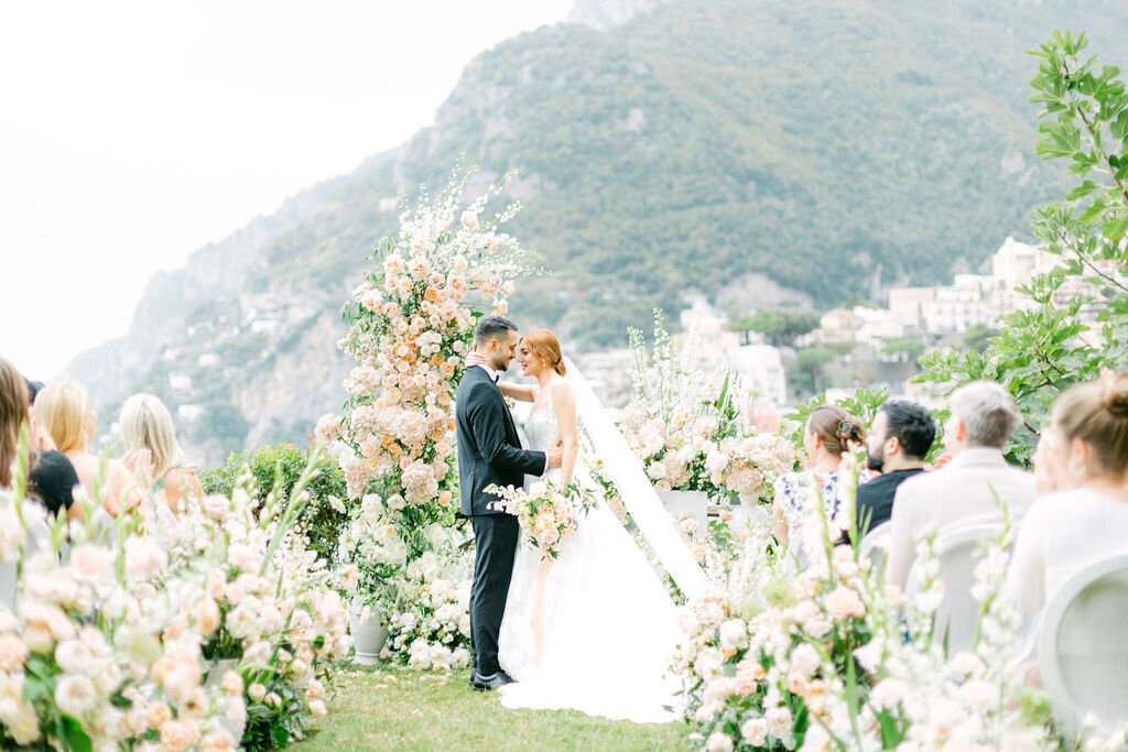 Lake Como, Italy Wedding at Villa del Balbianello in the summer fine art photography by  Chelsey Black Photography