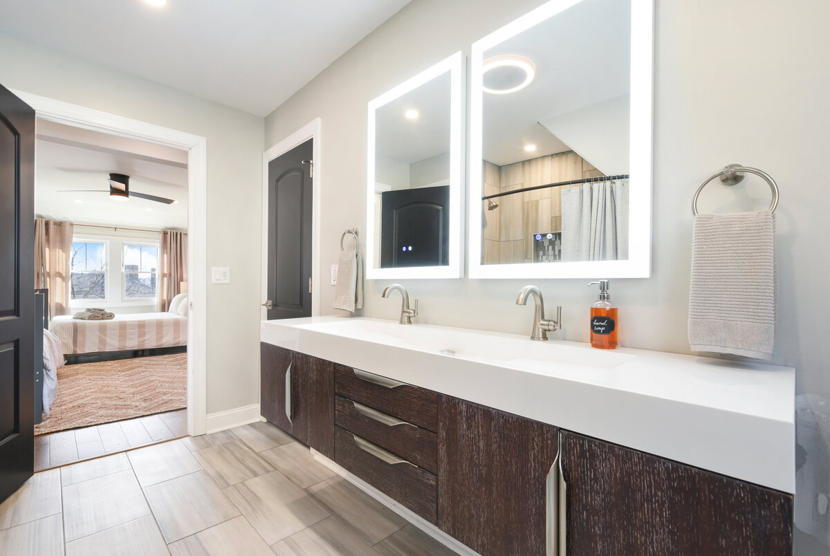 Professionally staged bathroom designed to maximize home value and buyer appeal