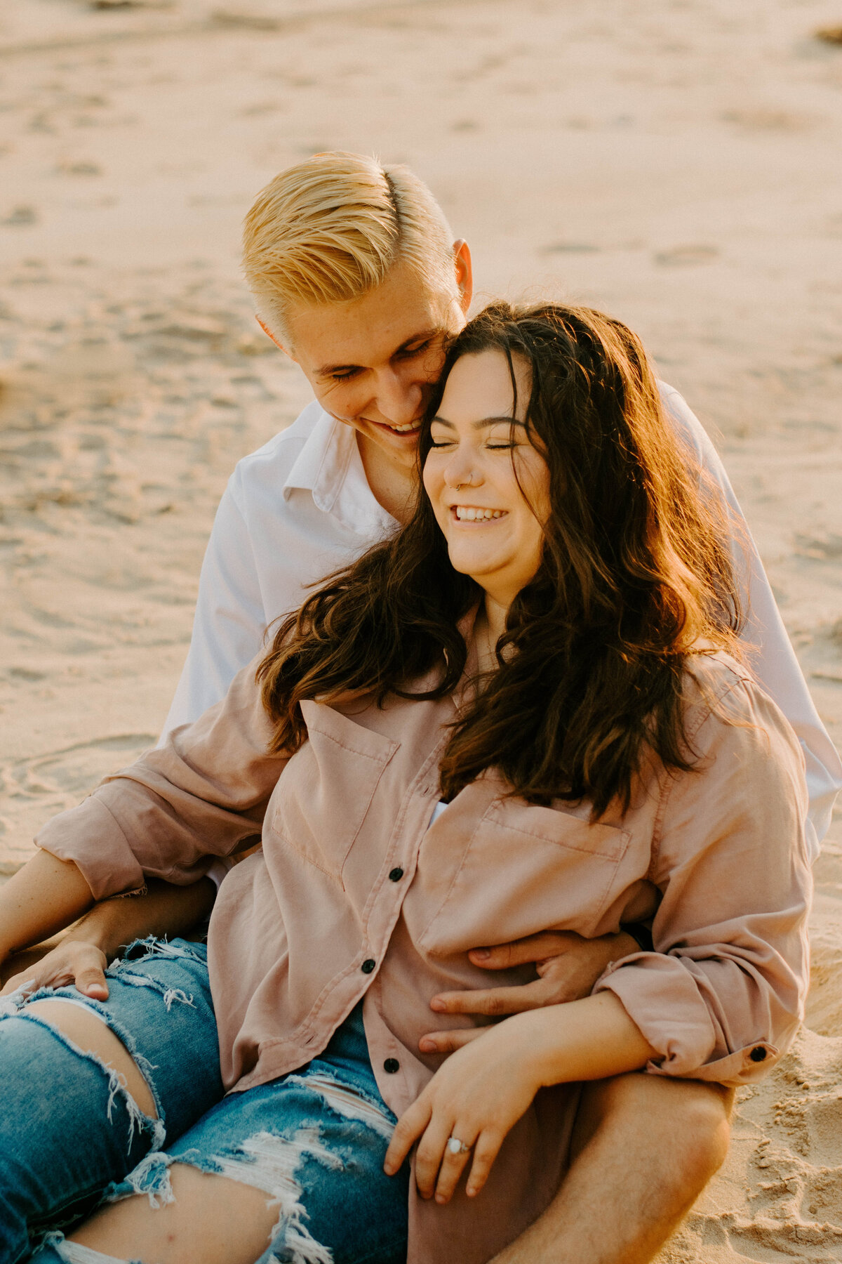 Summer Beach Couple Session (5)