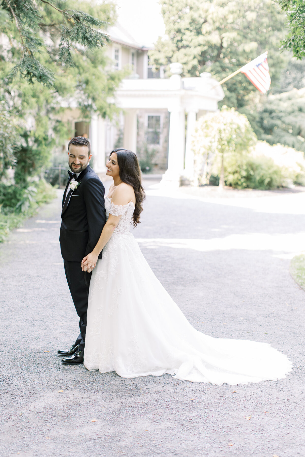 Blithewold Mansion Romantic and Timeless Summer Wedding