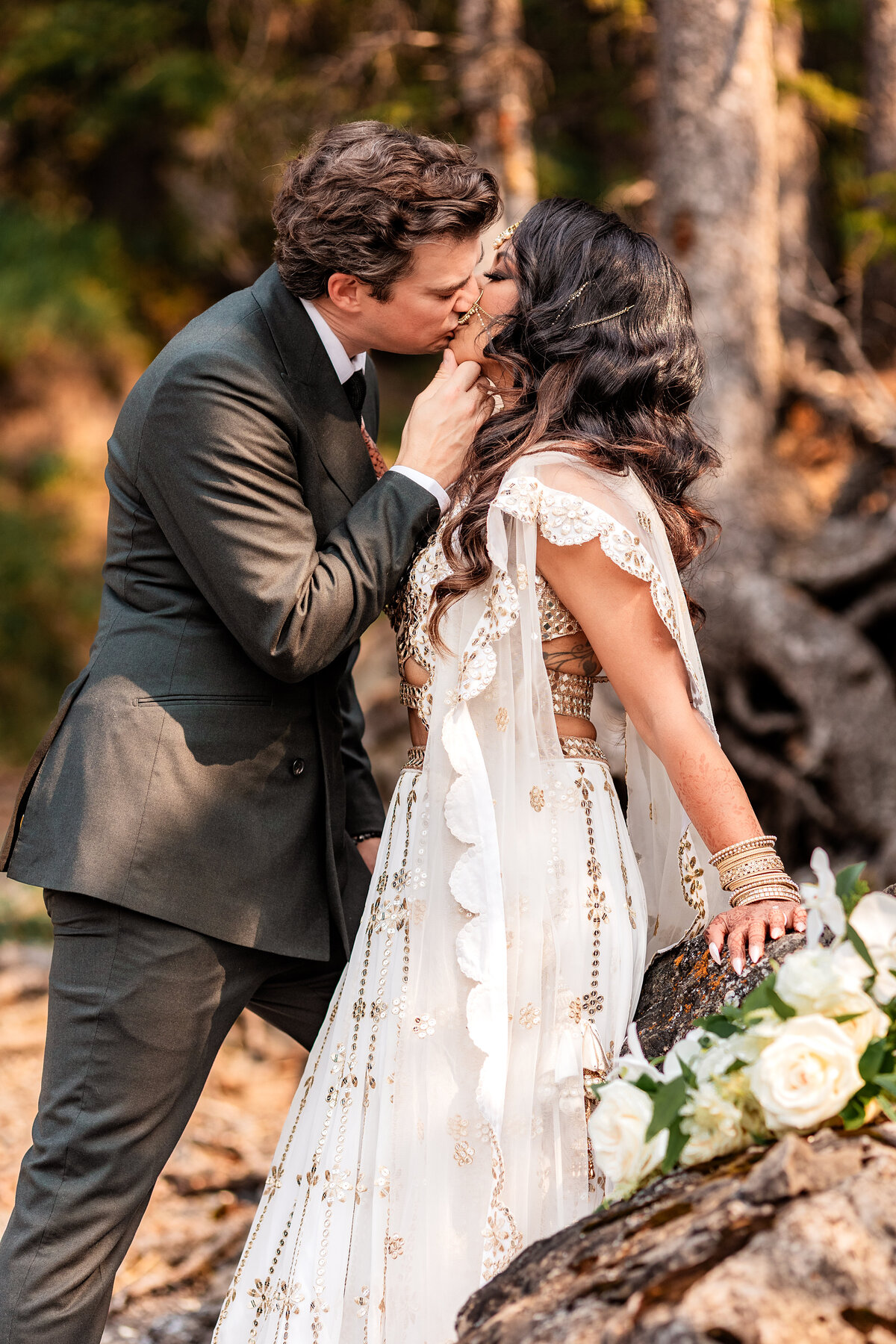 bride-and-groom-kiss-banff