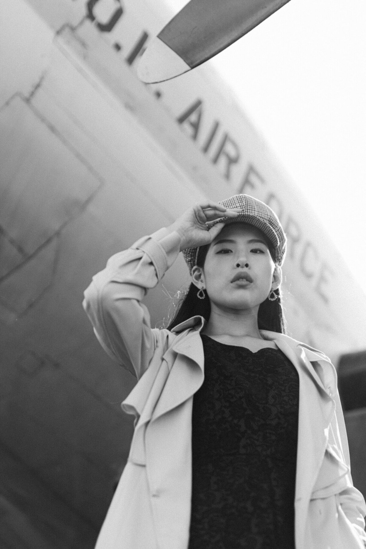 A striking editorial shoot at the War Memorial of Korea in Seoul, where historic American and Republic of Korea military aircraft set the stage for high-fashion storytelling. Captured in preparation for Seoul Fashion Week, this editorial blends luxury destination travel with the bold, architectural beauty of Seoul. Photographed by Michael Asmussen Photography, known for top-tier editorial and brand collaborations worldwide. Elevate your brand with refined imagery that tells a story of elegance, history, and modernity in South Korea’s dynamic capital."  "서울 패션 위크를 위한 특별한 에디토리얼 촬영 – 대한민국 전쟁기념관에서 미군 및 대한민국 공군 항공기들과 함께한 독창적인 패션 스토리. 서울의 세련된 여행지와 역사적 아름다움을 담아낸 럭셔리 에디토리얼 촬영. 글로벌 브랜드와 협업하는 마이클 애스무센 포토그래피의 감각적인 작품을 만나보세요.