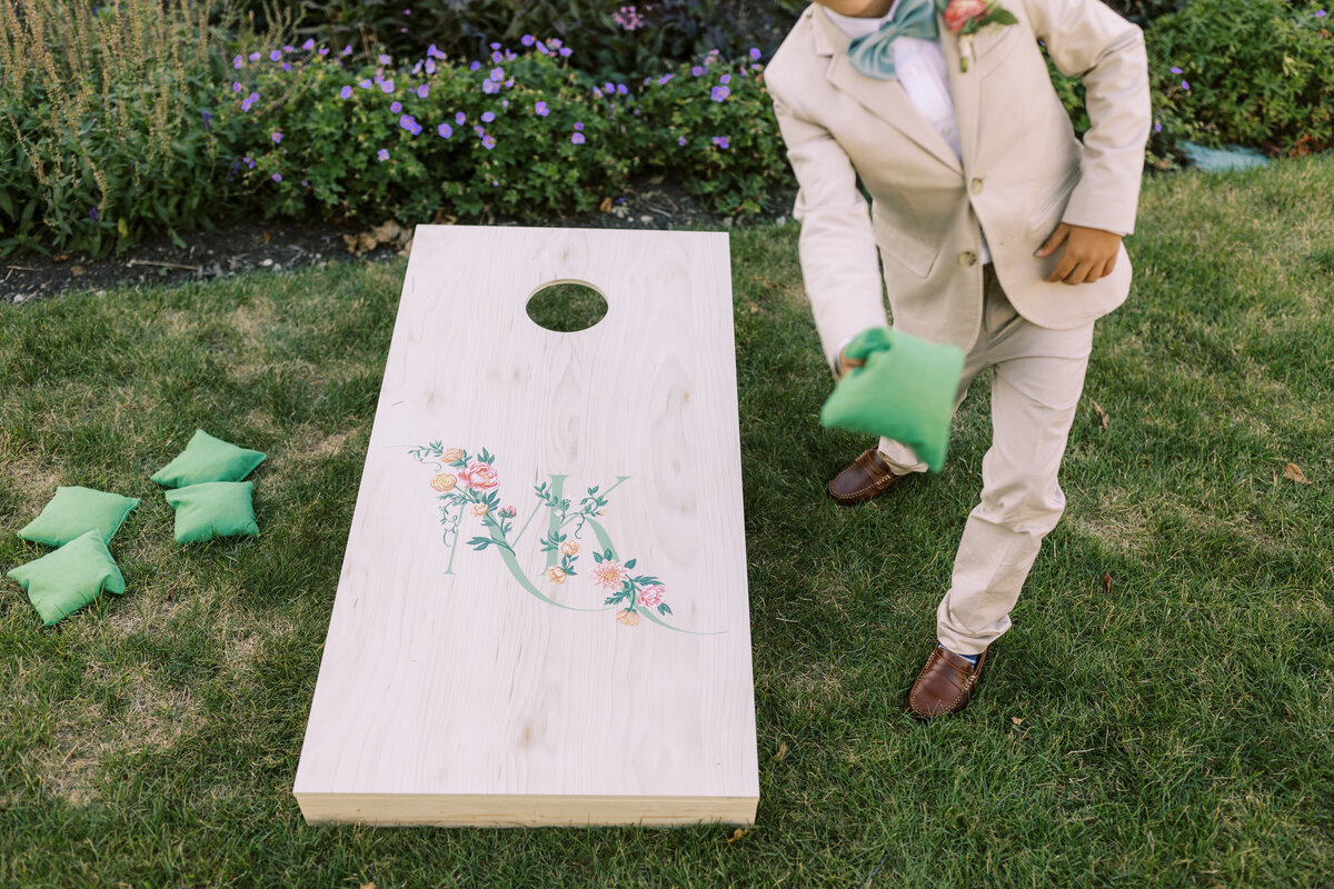 Custom Bags Boards Wedding