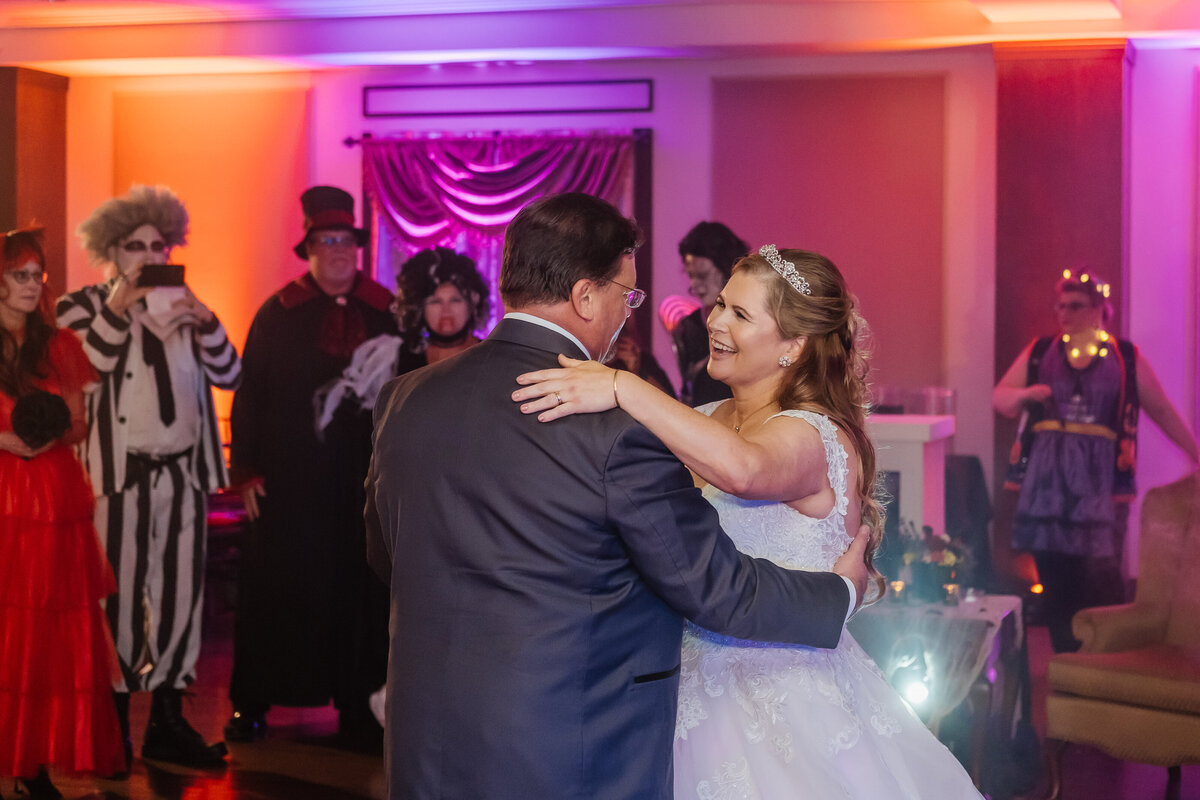 38 - St. Petersburg Halloween Wedding Bride & Groom First Dance - Tampa Bay Wedding Planner