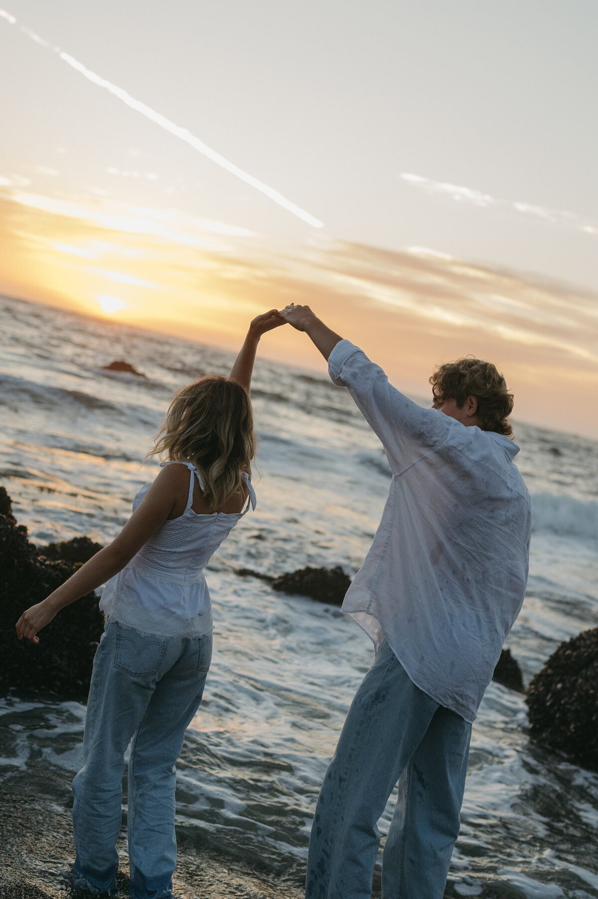 Whimsical Engagement Couples Photoshoot - Sonoma Coast, California