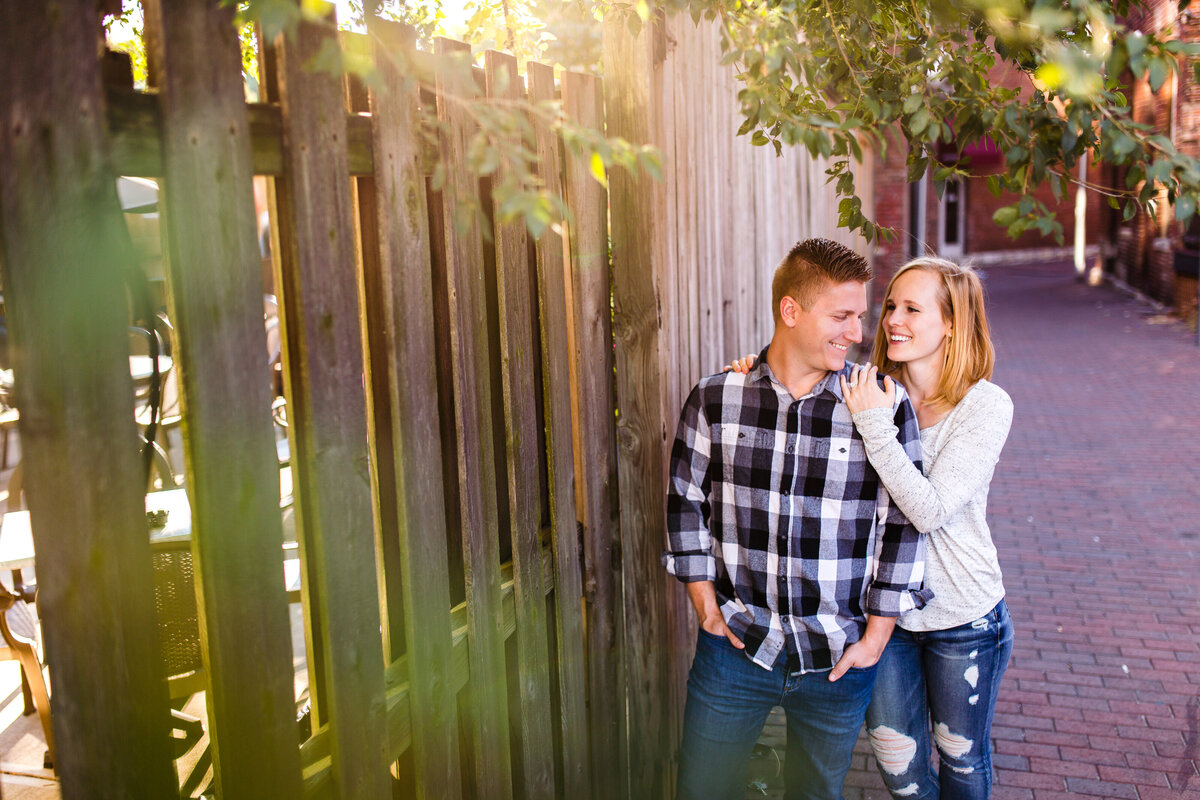 Mass Avenue Indianapolis Downtown Engagement Session
