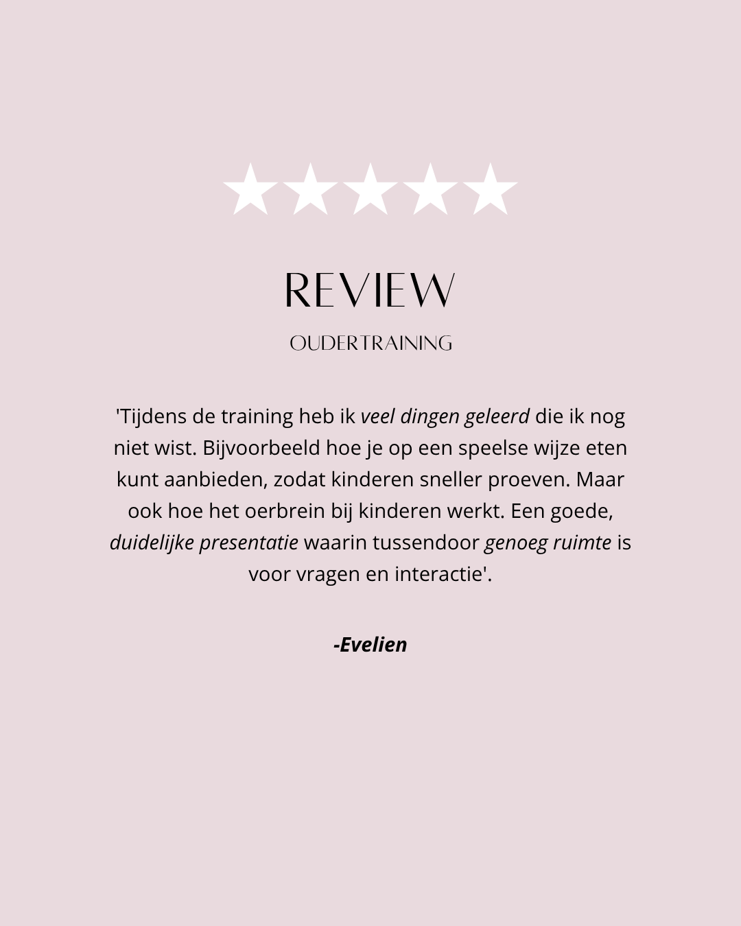 review gastlessen en workshop opgroeitips