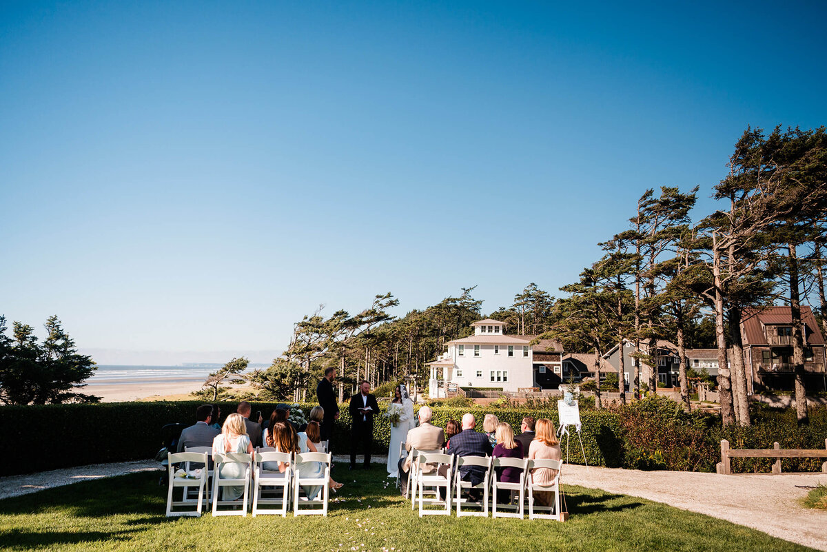 Seabrook, Washington State Wedding Ceremony.