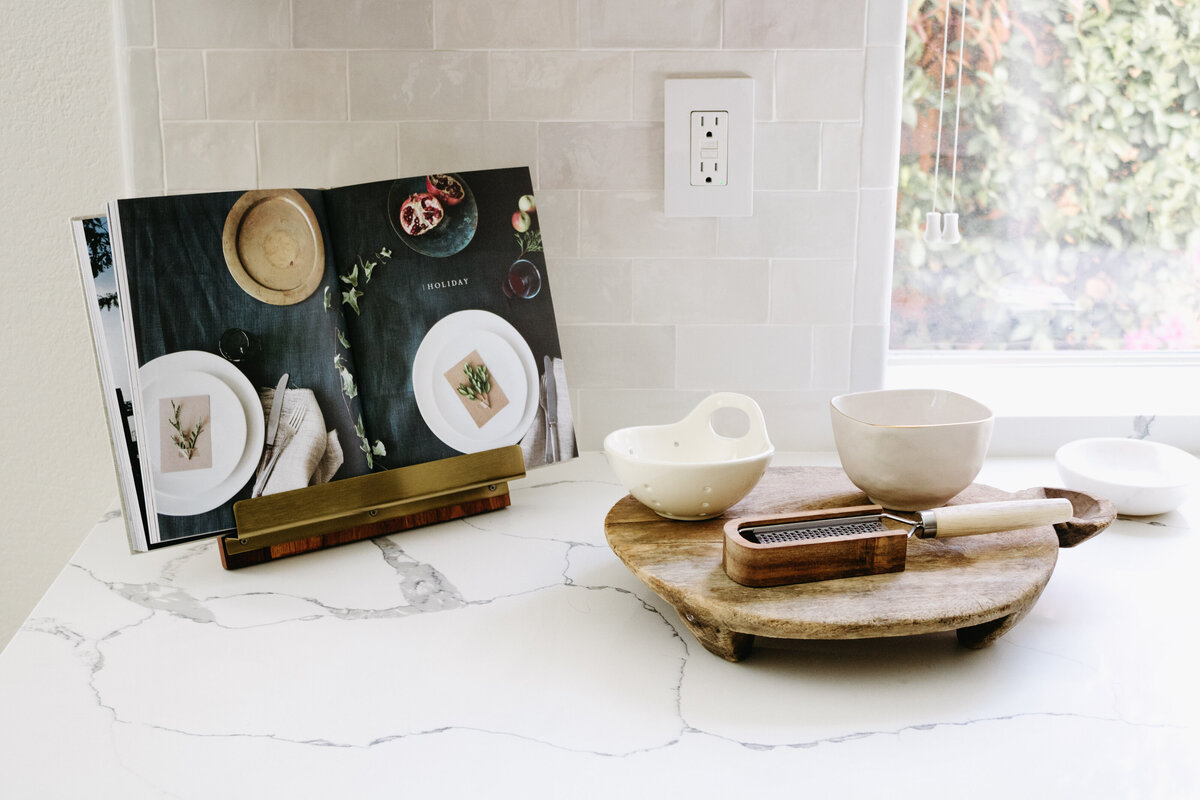 Styled Kitchen Counter