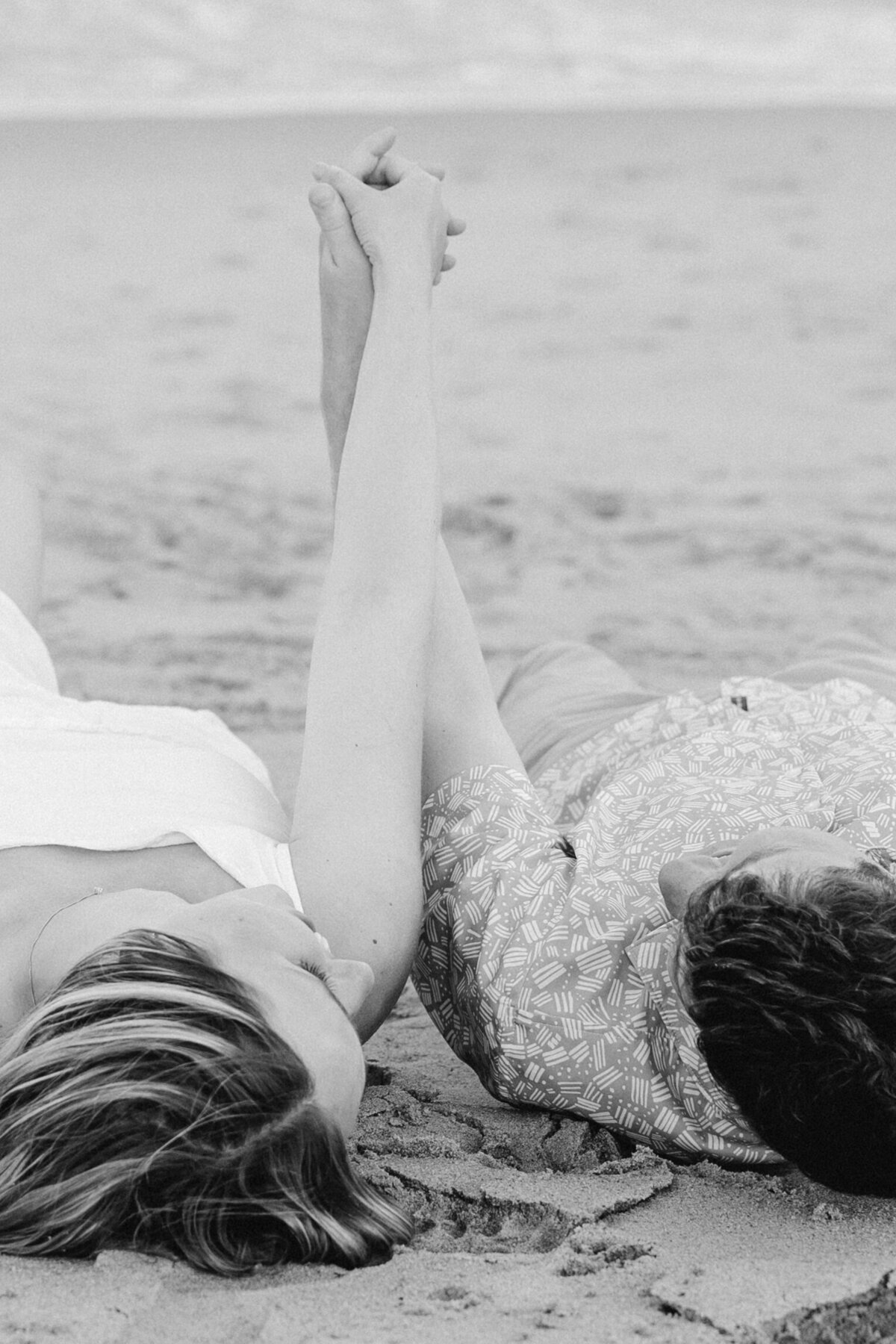 Romantic Beach Engagement Session in Wilmington, North Carolina