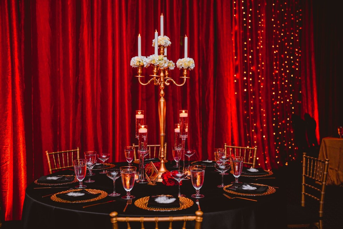 29 - Mahaffey Theater Wedding Reception Guest Table - Tampa Bay Wedding Planner