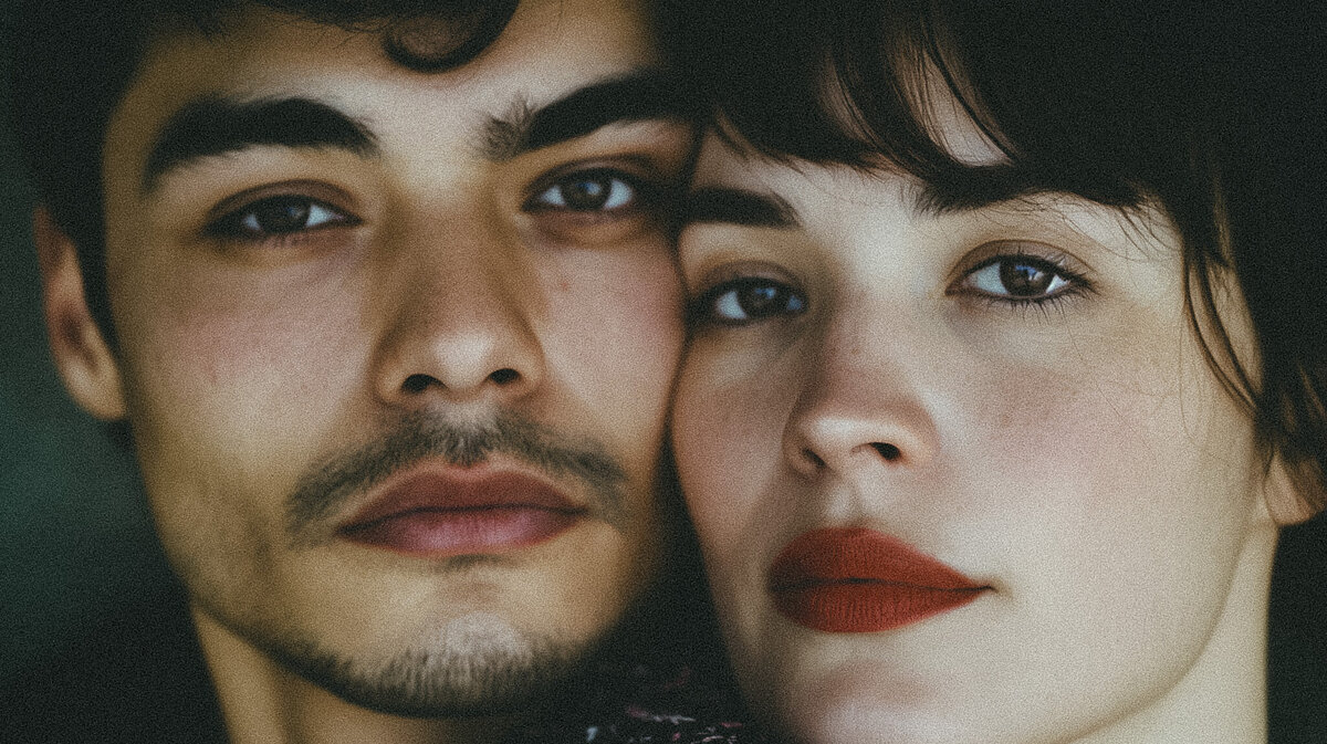 Intimate Portrait of a Man and Woman